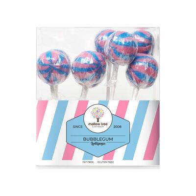 Bubblegum Flavoured Lollipops in a Gift Box 200 g