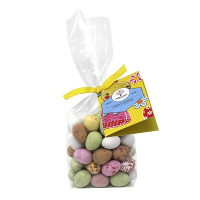 Milk Chocolate Speckled Eggs in an Acetate Gift Bag 175 g