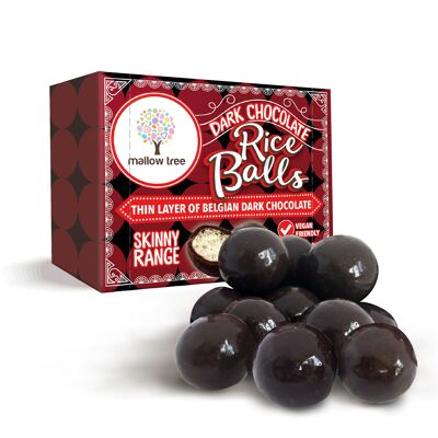 Dark Belgian Chocolate Coated Rice Balls (Pack of 10)