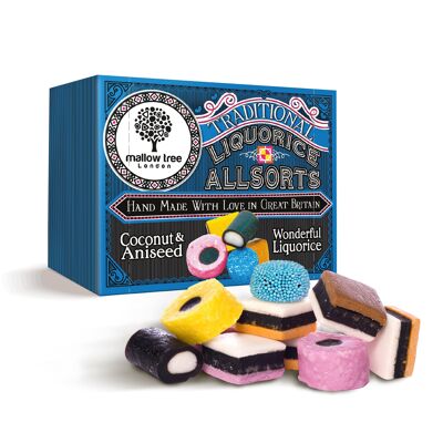 Traditional Liquorice Allsorts Sweets (Pack of 10)
