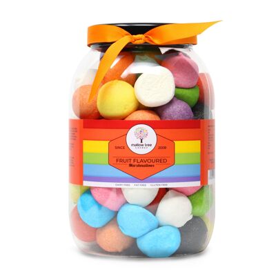 Assorted Flavoured Marshmallow Balls in a Gift Jar 600 g