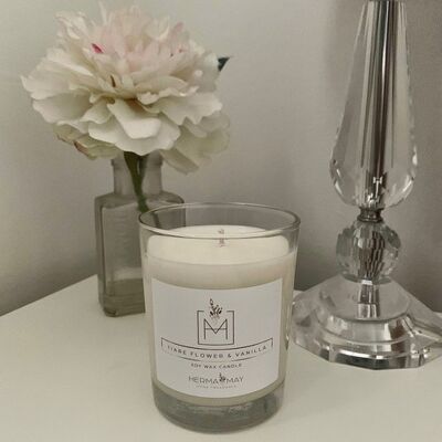 Soy Candles - Tiare Flower & Vanilla