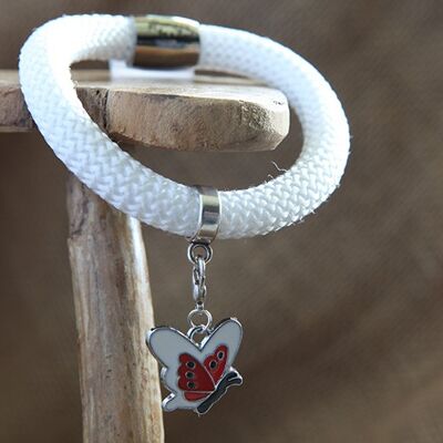 Schmetterlings-Charm-Armband – Kletterseil-Schmuck