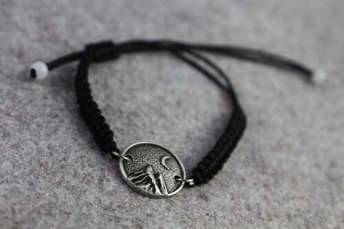Moon & Mountain Woven Bracelet
