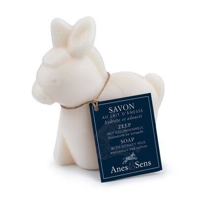 Donkey milk soap in the shape of a donkey, natural scent 150g