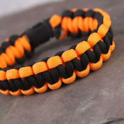 Bracciale con clip in plastica di Paracord