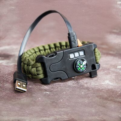 Paracord Gadget Survival Bracelet