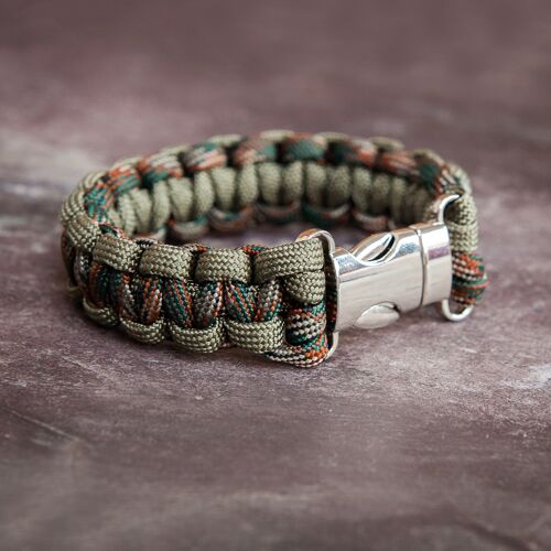 Paracord Metal Clip Bracelet