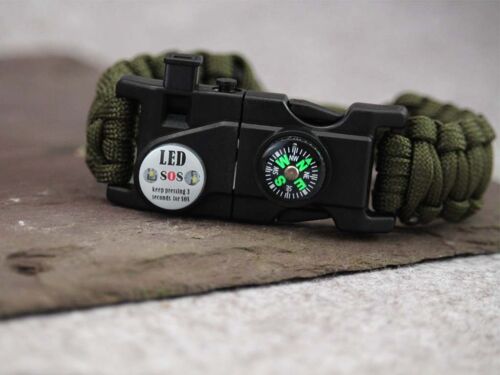 Paracord Survival Bracelet Plus