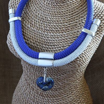 Collier pendentif romain - Bijoux de corde d'escalade