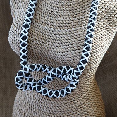 Wrapped Figure of Eight Necklace – Climbing rope Jewellery