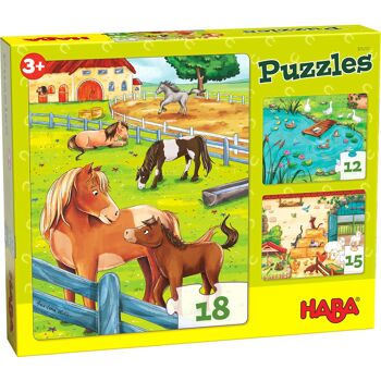 HABA Puzzles Animaux de la ferme 1