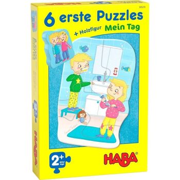 HABA 6 Petits Puzzles Mains – Ma Journée 1