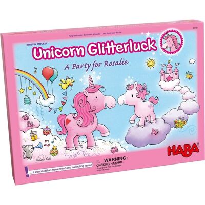 HABA Unicorn Glitterluck – A Party for Rosalie- Board Game