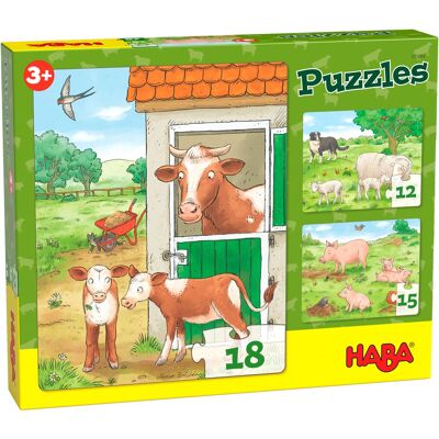 HABA Puzzles Farmyard Animals