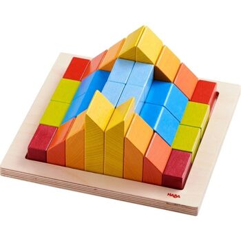 HABA Jeu d'arrangement 3D Creative Stones - Blocs en bois 2