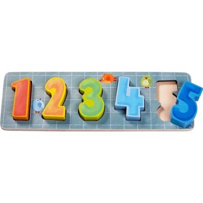HABA Puzzle amusant en bois avec chiffres