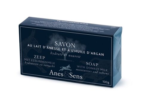 Savon au lait d'ânesse et huile d'argan 100g