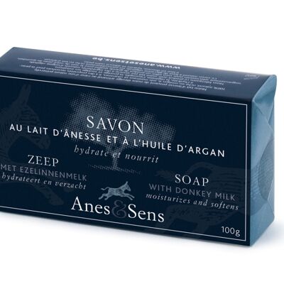 Savon au lait d'ânesse et huile d'argan 100g