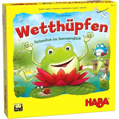 HABA Jump Around Frogs - Board Game