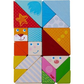 HABA Jeu d'arrangement Funny Faces Tangram 2