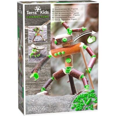 HABA Terra Kids Connectors - Set de construcción Figuras - Juego al aire libre