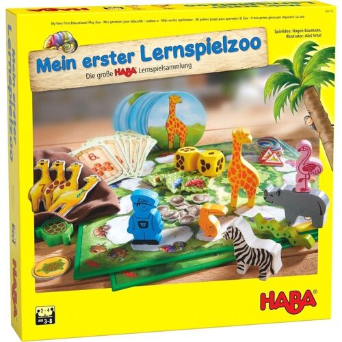 HABA My Very First Educational Play Zoo- Board Game