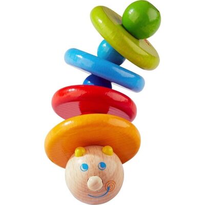 HABA Juguete de agarre Ri-Ra-Raupe- Juguete para bebés