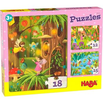 HABA Puzzles Pays des fées scintillant 1