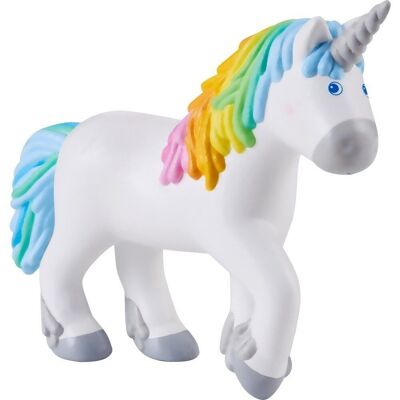 HABA Little Friends - Unicorn Ruby Rainbow - Accesorios para muñecas Bendy