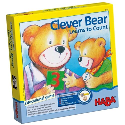 HABA Clever Bear Learns to Count - Board Game