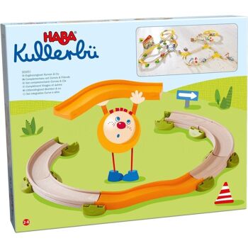 HABA Kullerbü – Set de piste à billes complémentaire Curves & Friends 4