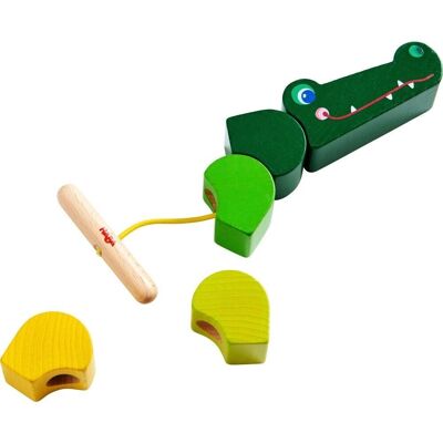 HABA Threading game Crocodile