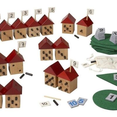 HABA Willy’s Mini Number Houses, Set- Educational Toy