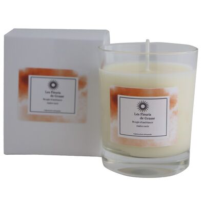 Candle 130g Amber Black