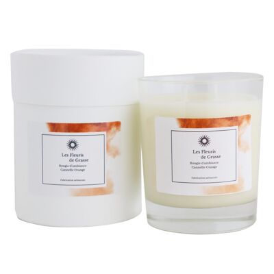 CANDLE 220 GR CINNAMON ORANGE