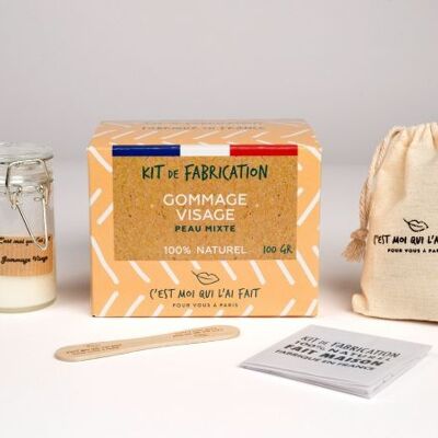 Kit cosmético de bricolaje - exfoliante facial