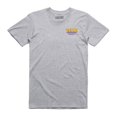 Graues Zeubi-Herz-T-Shirt