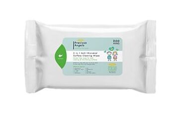 Lingettes de nettoyage de surface antimicrobiennes 2 en 1 - Paquet de 50