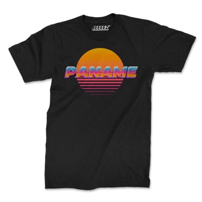 Schwarzes Paname Sun T-Shirt