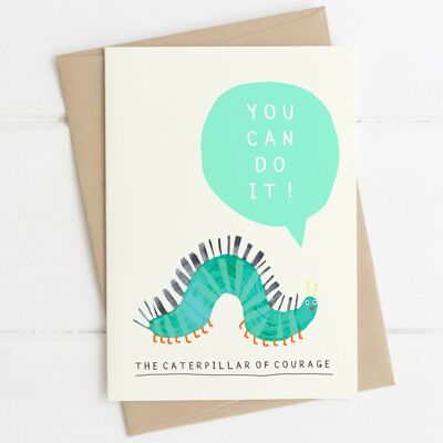 Caterpillar of Courage Card