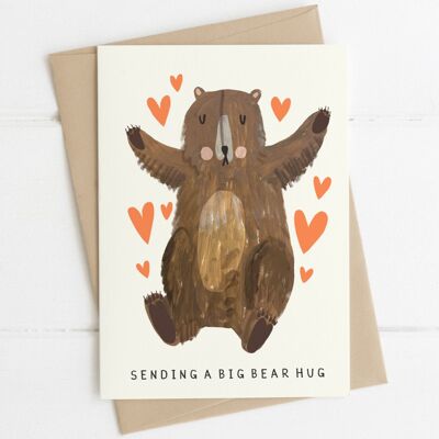 Sending A Big Bear Hug Card