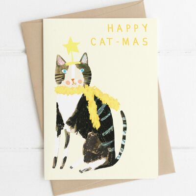 Happy Catmas Christmas Card
