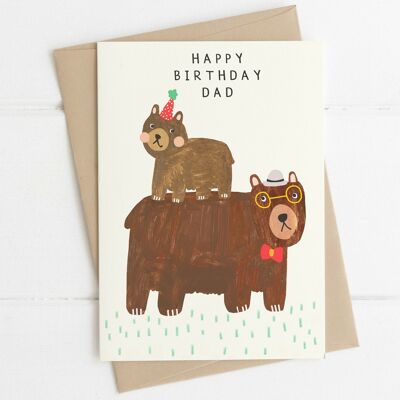 Birthday Bear Dad Card