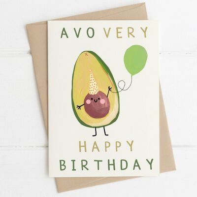 Avo Very Happy Birthday Card
