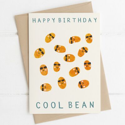Cool Bean Birthday Card