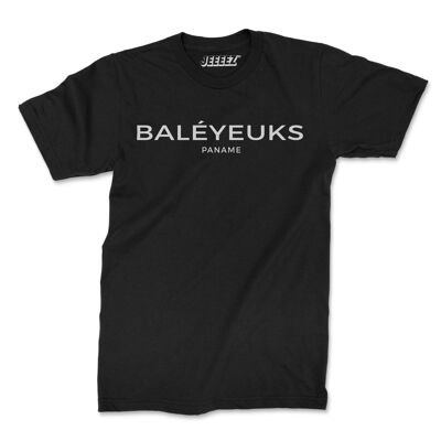 Camiseta negra Baléyeuks Paname