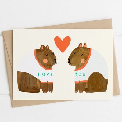 Love You Bear Card