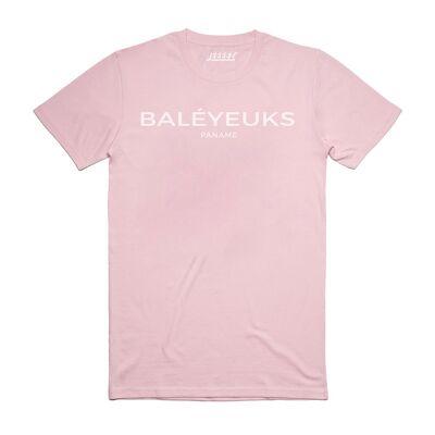 Camiseta rosa Baléyeuks Paname