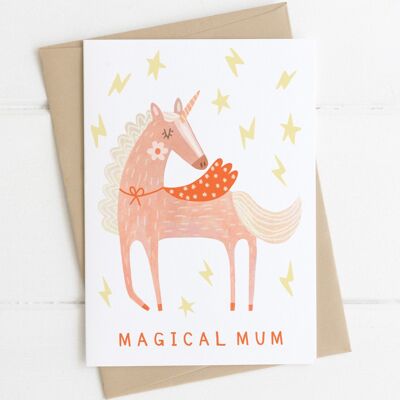 Magical Unicorn Mum Card